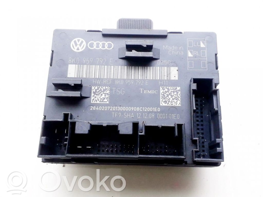 Centralina/modulo portiere   8K0959792E,000101E0,000101E0,8K0959792E