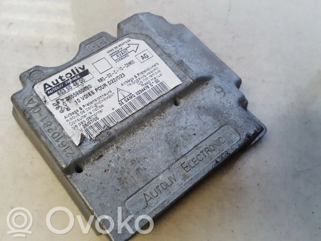 Peugeot 407 Unitate/modul de comandă airbaguri 