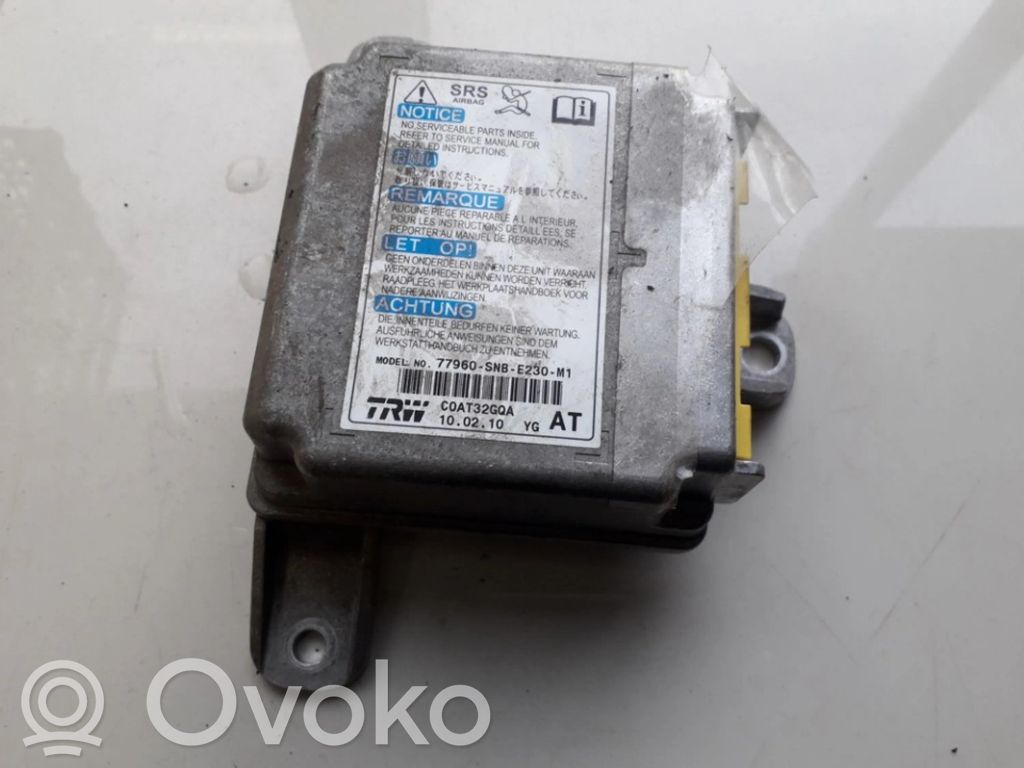 Honda Civic Centralina/modulo airbag