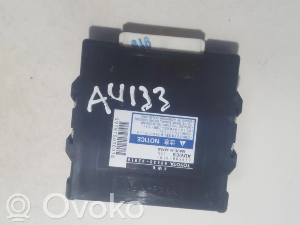 Toyota RAV 4 (XA30) Altre centraline/moduli 