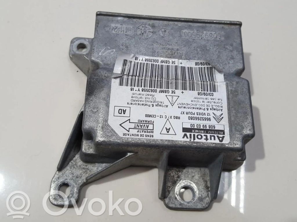 Unidad de control/módulo del Airbag   9665266080,608990300,608990300,9665266080