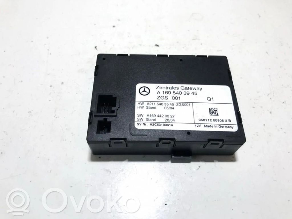 Mercedes-Benz A W169 Alte unități/module de control 