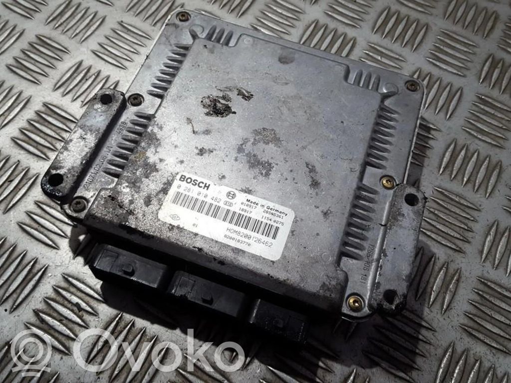 Unidad de control/módulo del motor   0281010482,0281010482,8200183770,HOM8200126462