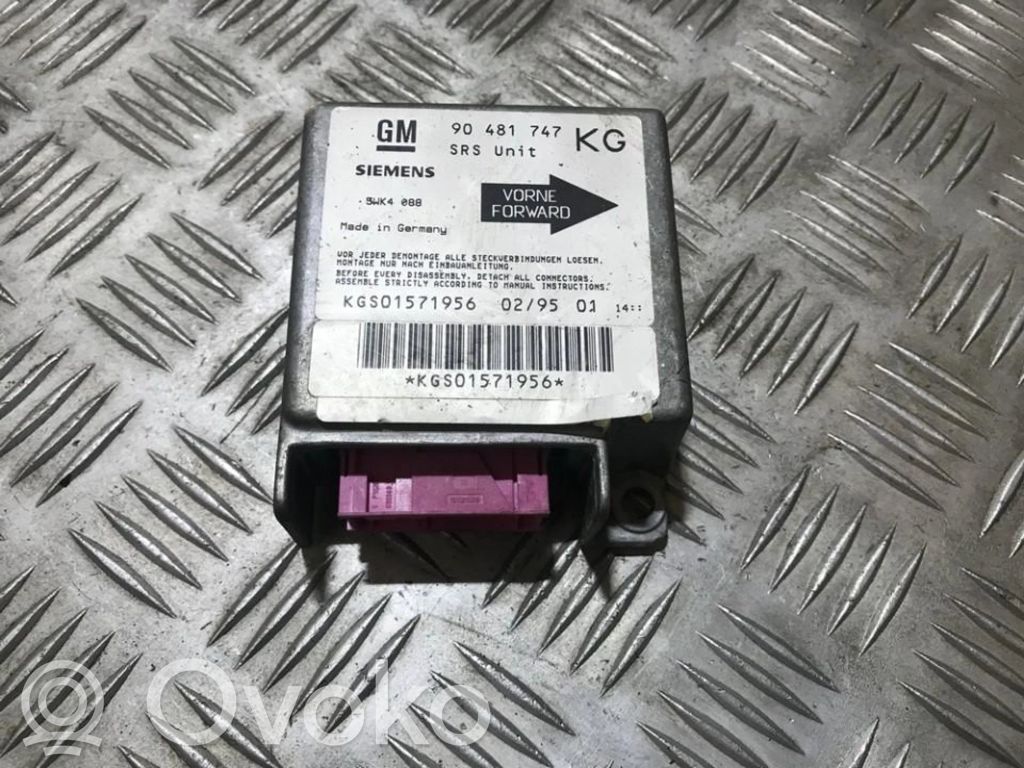 Opel Corsa B Unidad de control/módulo del Airbag 
