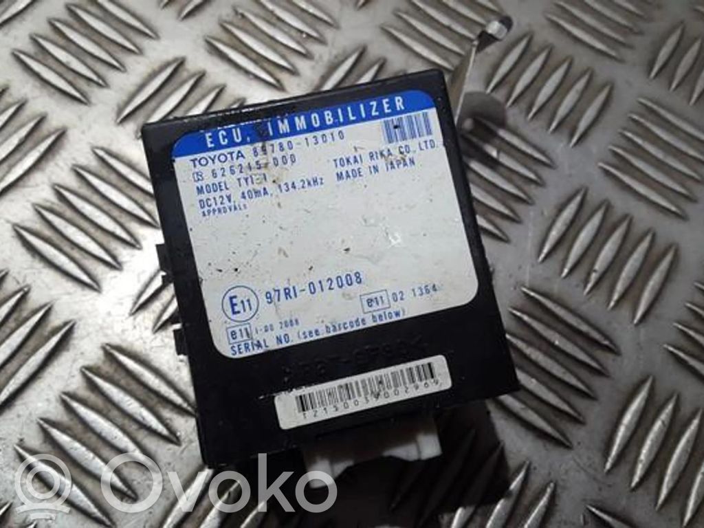 Toyota Corolla Verso E121 Unitate/modul comandă imobilizator 