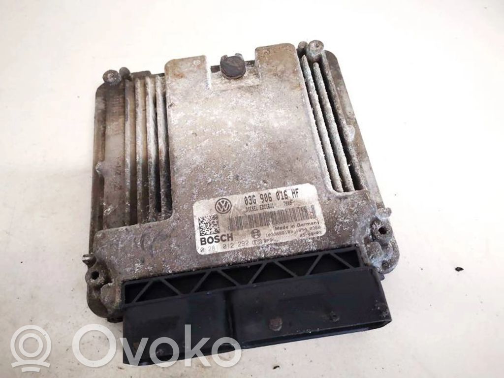 Skoda Octavia Mk2 (1Z) Centralina/modulo del motore 