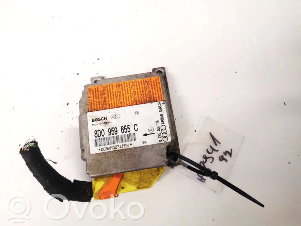 Module de contrôle airbag   8D0959655C,0285001176,0285001176,8D0959655C