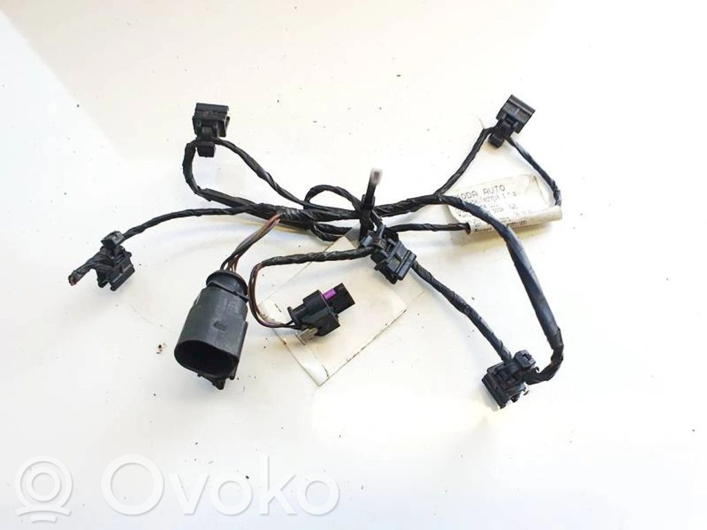 Skoda Fabia Mk3 (NJ) Cableado del sensor de aparcamiento (PDC)