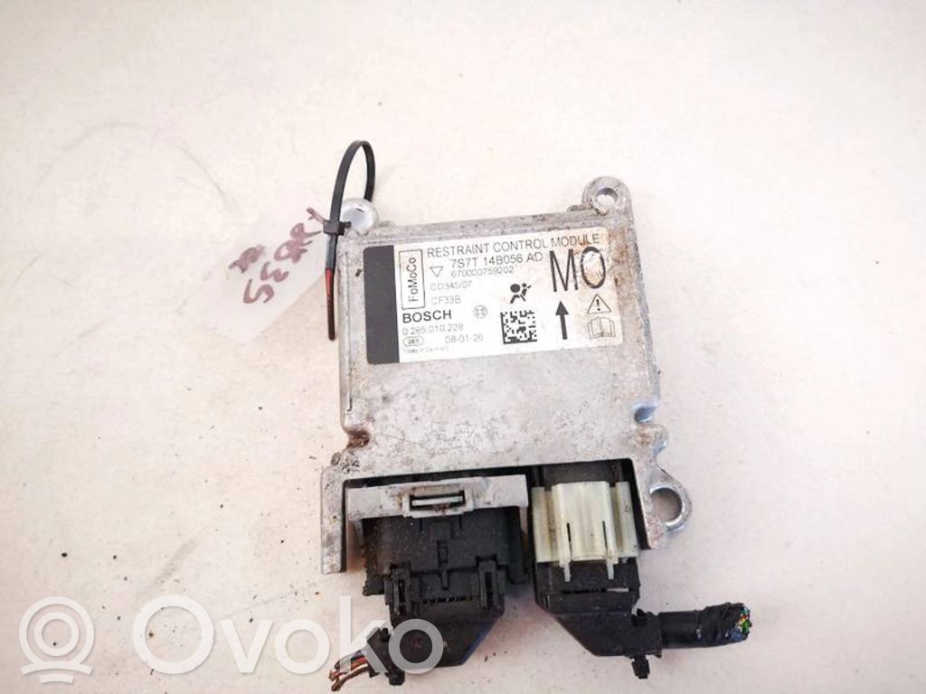 Centralina/modulo airbag   7S7T14B056AD,0285010228,0285010228,7S7T14B056AD