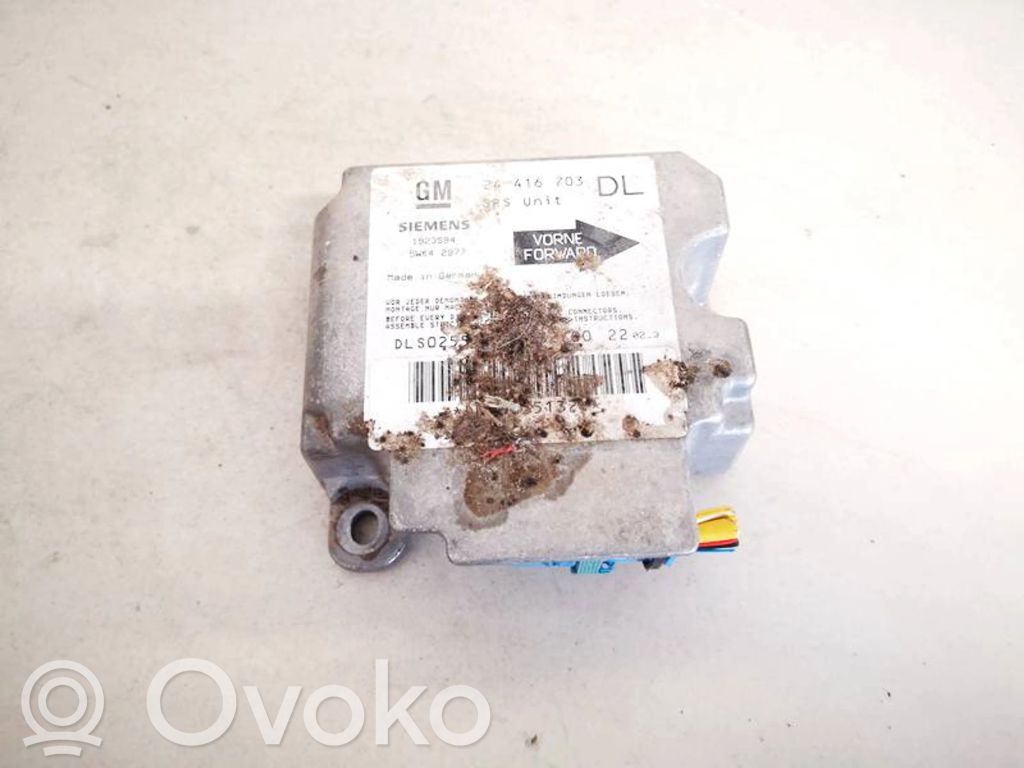 Opel Astra G Unitate/modul de comandă airbaguri 