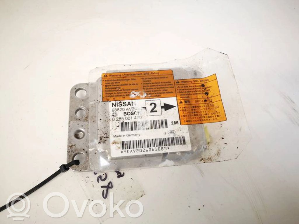 Nissan Primera Sensore d’urto/d'impatto apertura airbag