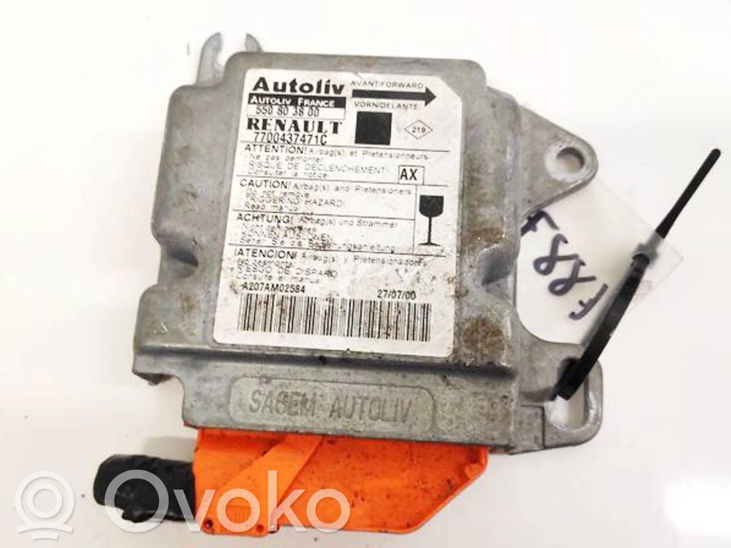 Centralina/modulo airbag   7700437471C,550803800,550803800,7700437471C