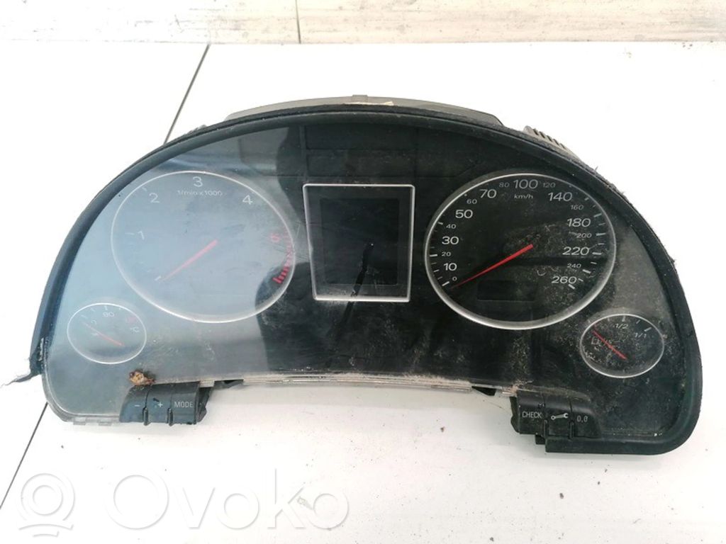 Audi A4 S4 B6 8E 8H Tachimetro (quadro strumenti)