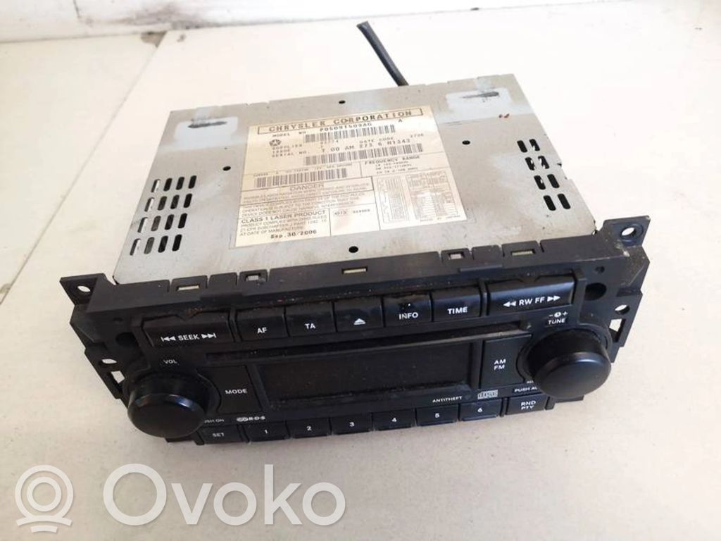 Dodge Caliber Unitate principală radio/CD/DVD/GPS 