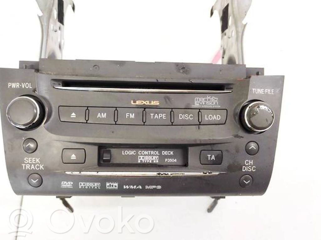 Lexus GS 300 350 430 450H Unitate principală radio/CD/DVD/GPS 