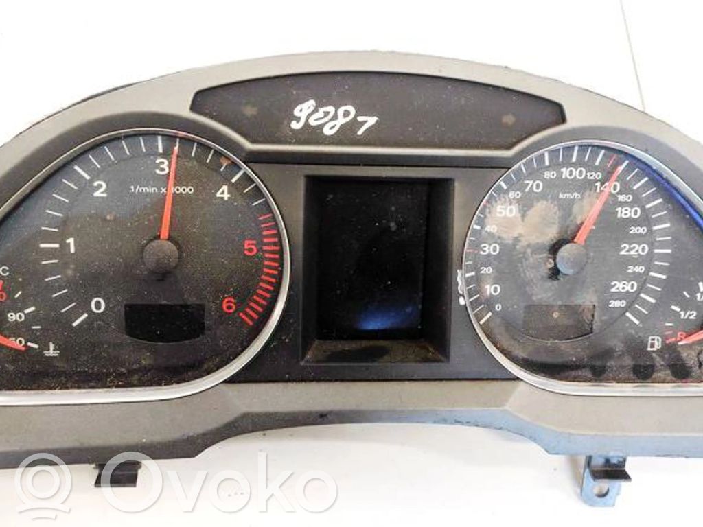 Audi A6 S6 C6 4F Tachimetro (quadro strumenti) 
