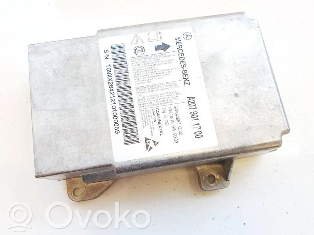 Mercedes-Benz E W212 Unitate/modul de comandă airbaguri 