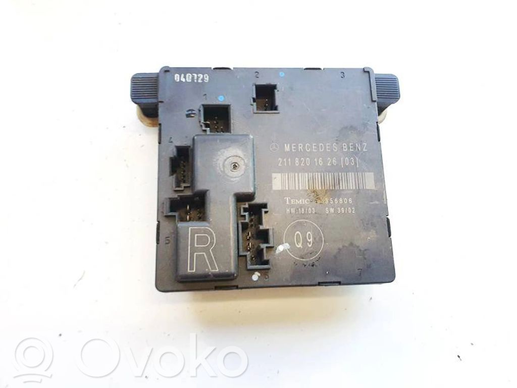 Unité de commande module de porte   2118201626,356806,2118201626,356806
