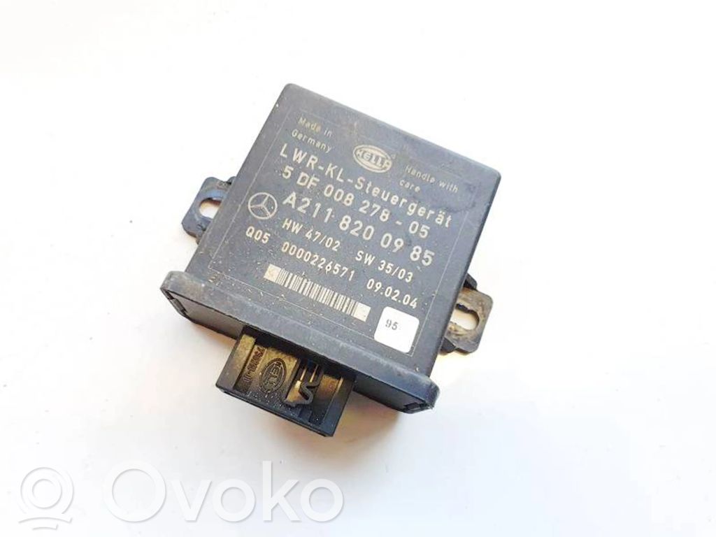 Module d'éclairage LCM   A2118200985,5DF00827805,5DF00827805,A2118200985