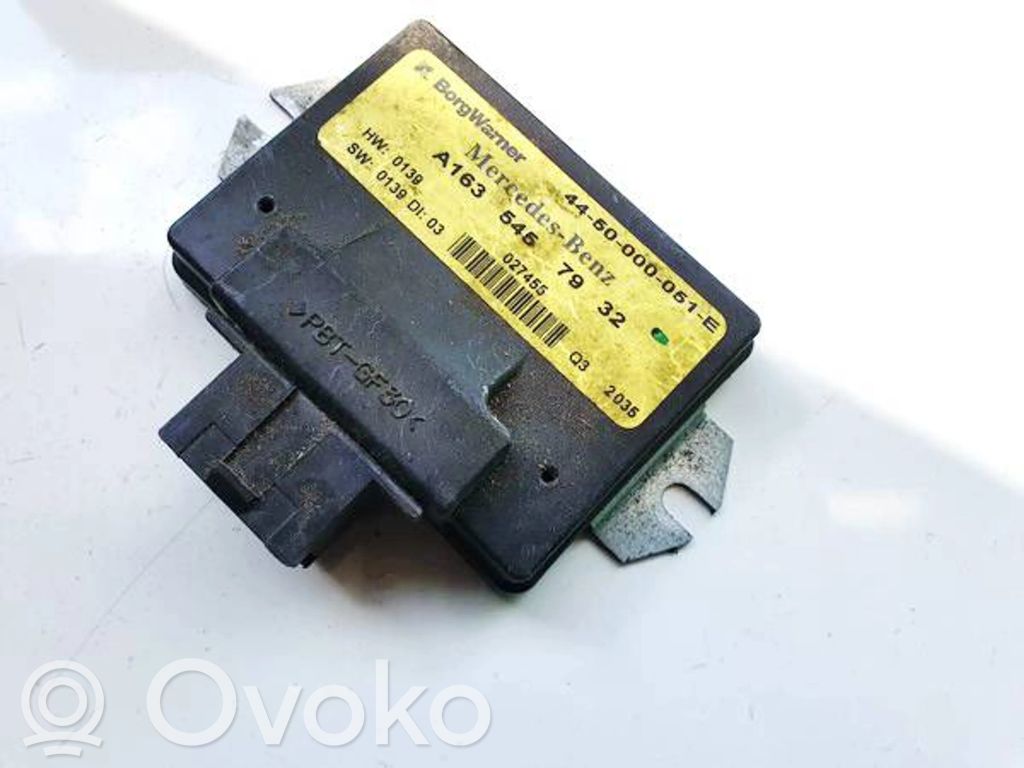 Mercedes-Benz ML W163 Centralina scatola del differenziale