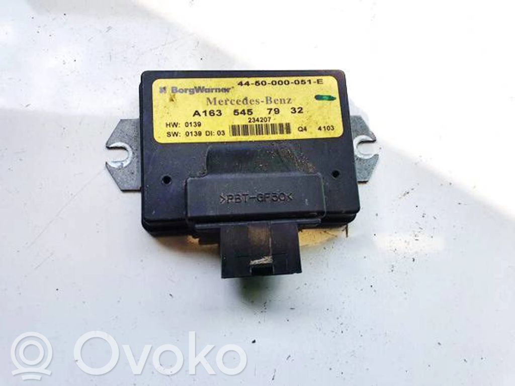 Mercedes-Benz ML W163 Centralina scatola del differenziale