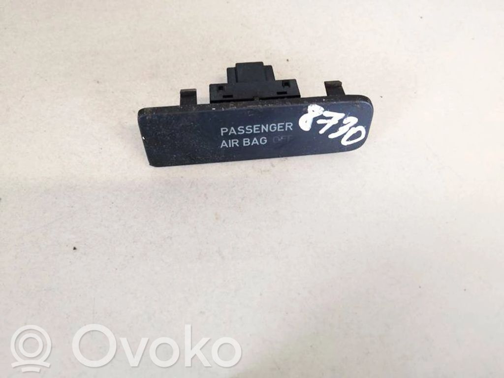 Volkswagen Tiguan Interruttore airbag passeggero on/off