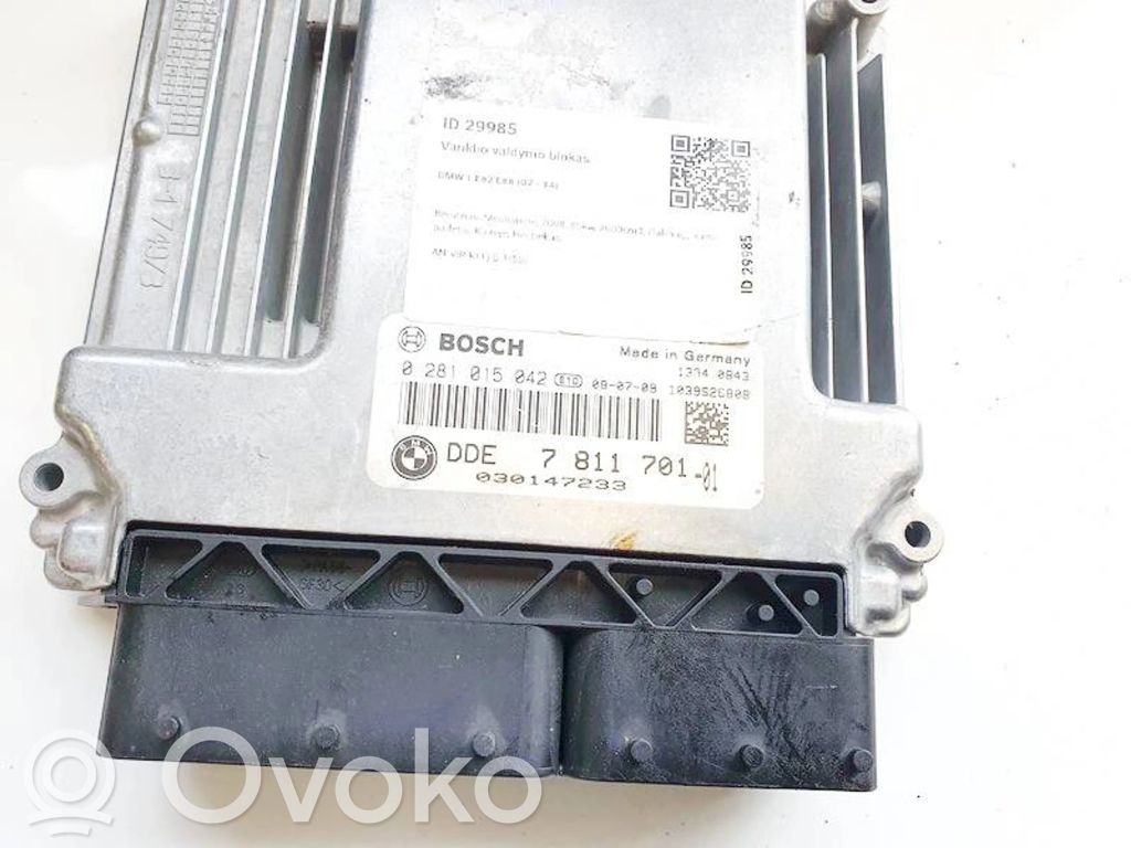 BMW 3 E90 E91 Motorsteuergerät/-modul 