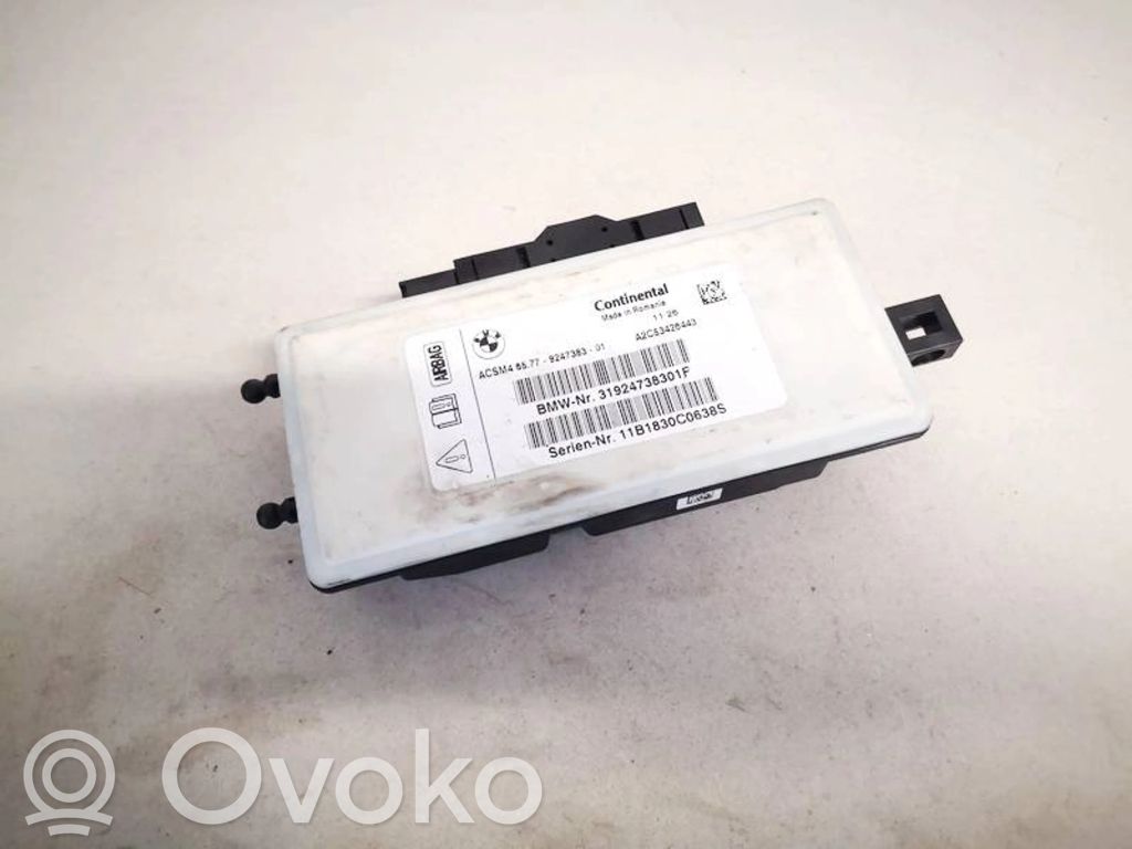 BMW X3 F25 Sterownik / Moduł Airbag 