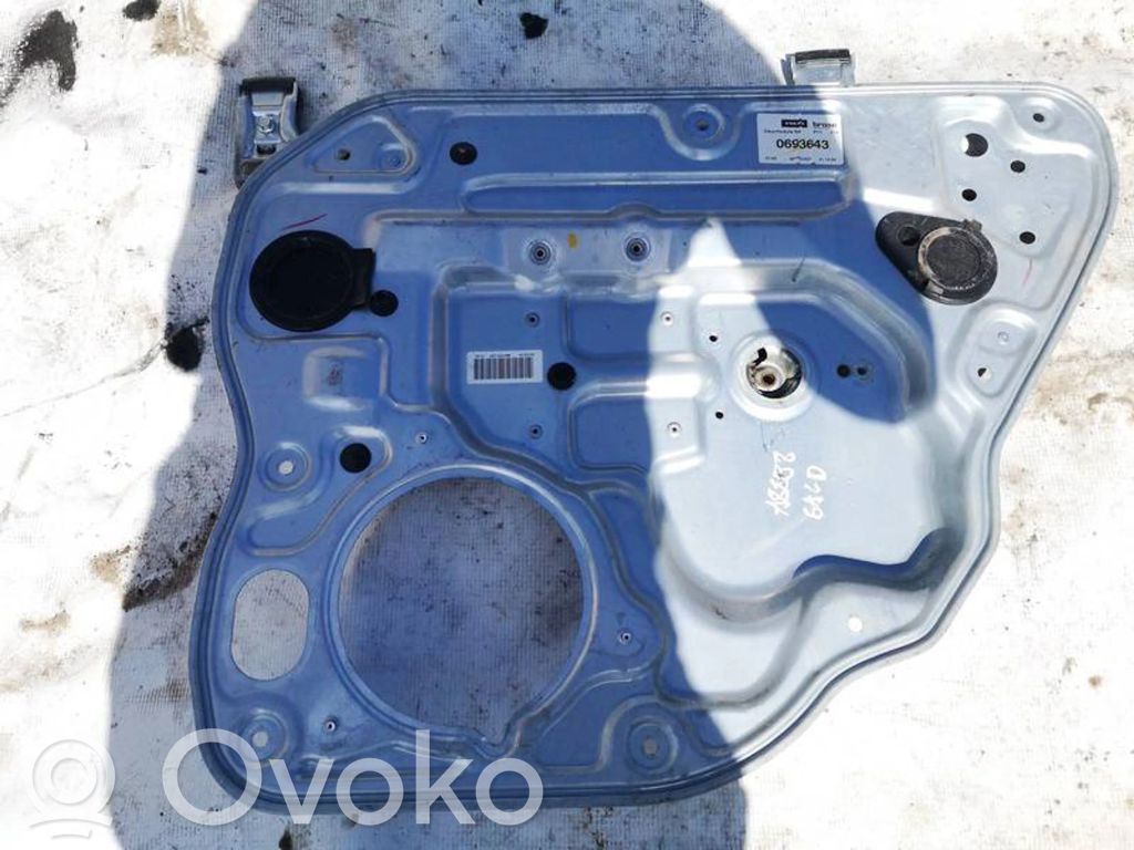 Volkswagen Golf VI Regulador con motor de la ventanilla de la puerta corredera