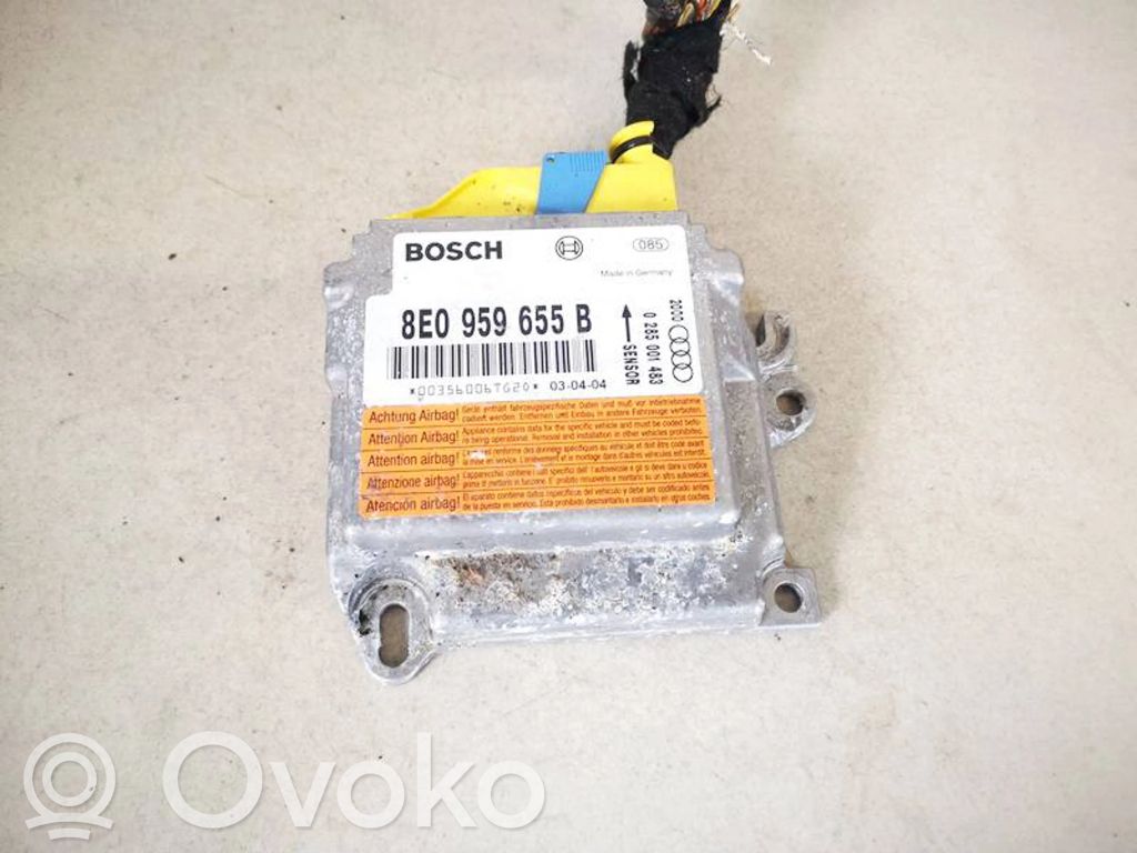 Airbagsteuergerät   8E0959655B,0285001483,0285001483,8E0959655B