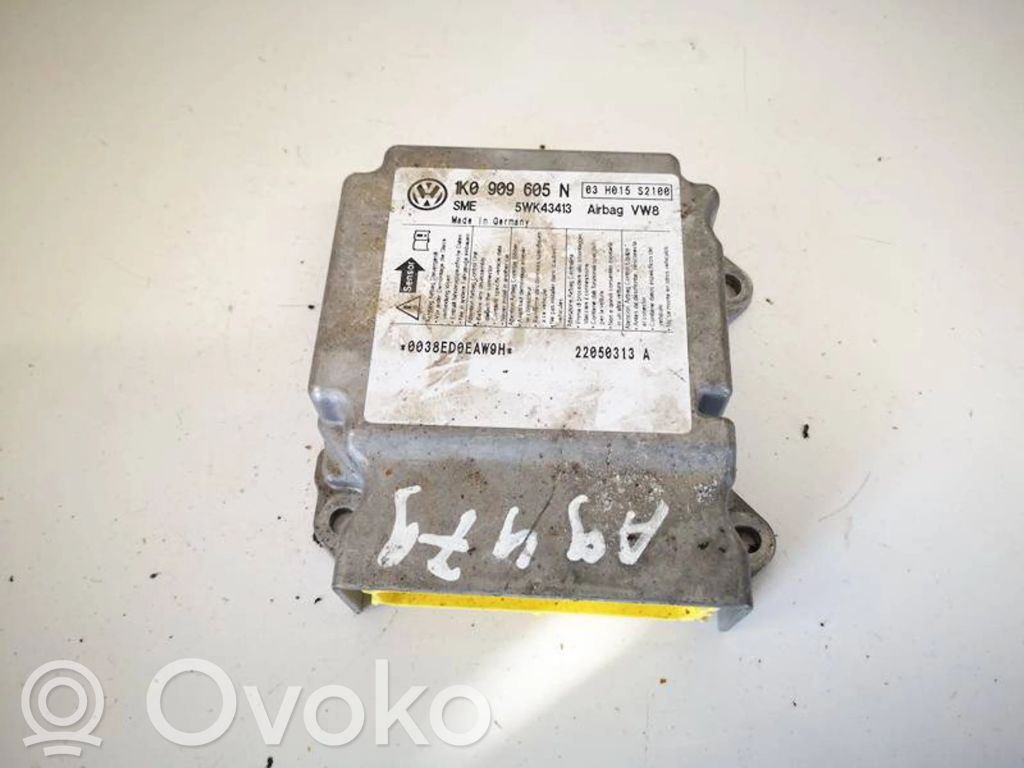 Centralina/modulo airbag   1K0909605N,5WK43413,1K0909605N,5WK43413