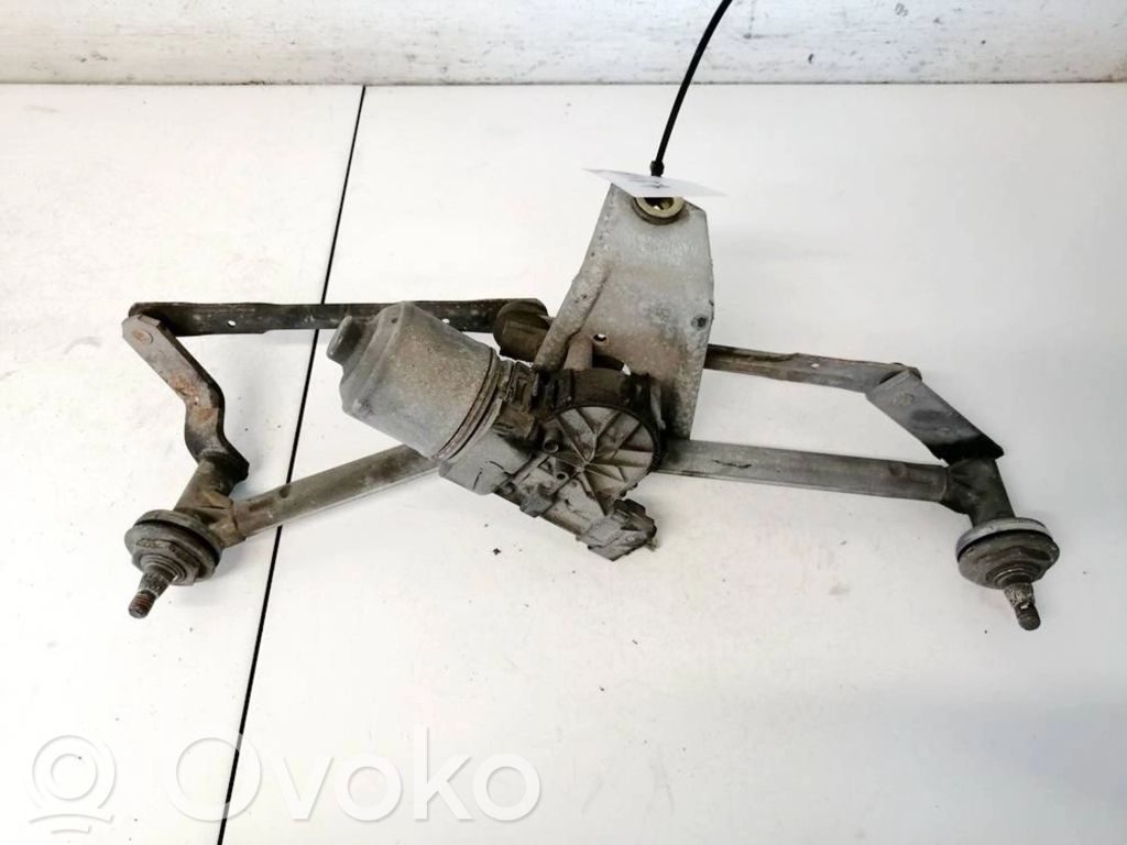 Peugeot 206 Mechanizm i silniczek wycieraczek szyby przedniej / czołowej 