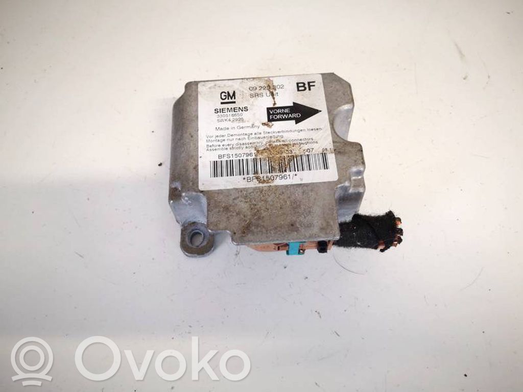 Opel Astra G Centralina/modulo airbag 
