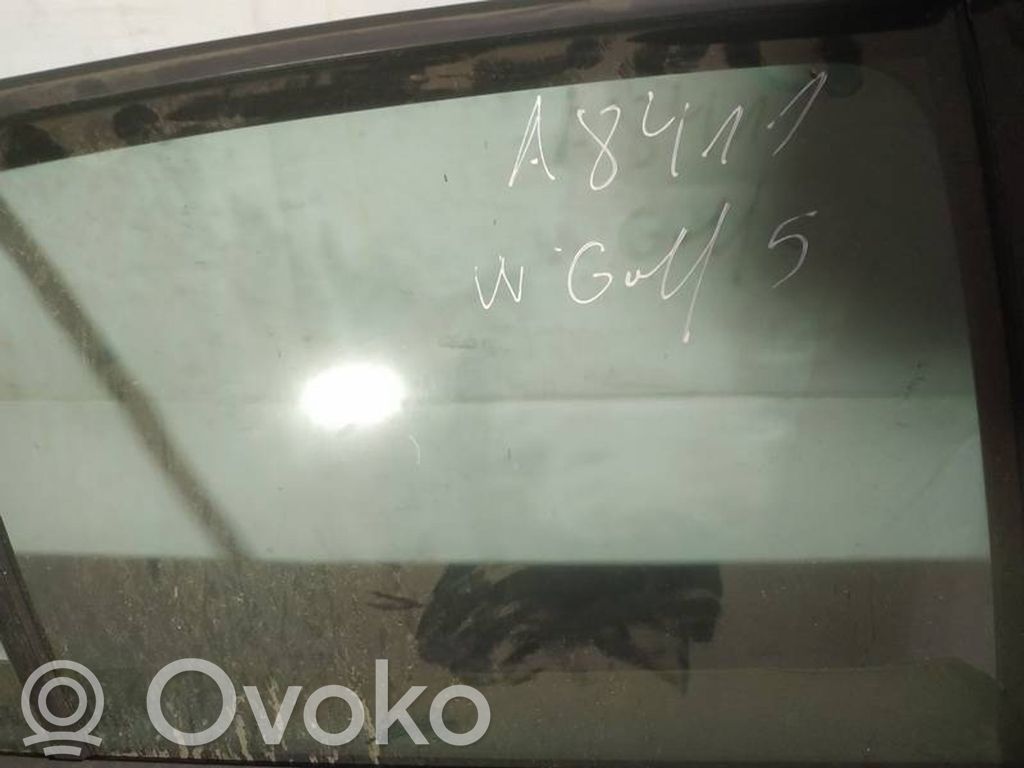 Volkswagen Golf V Vetro del finestrino della portiera posteriore 