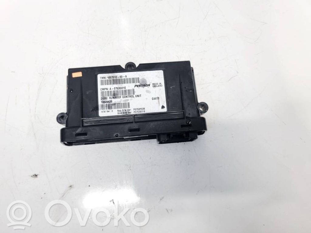 Sonstige Steuergeräte / Module   100751200A,0753G01E,100751200A,100751200A