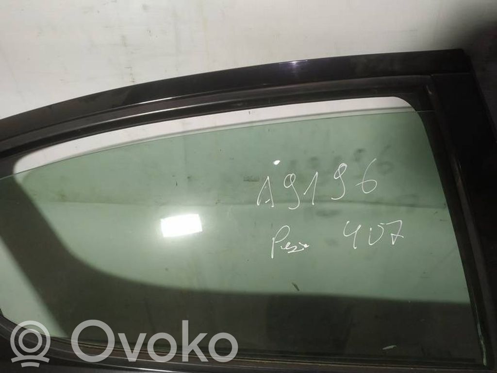 Peugeot 407 Vetro del finestrino della portiera posteriore