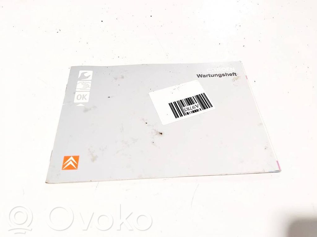 Carte/manual proprietar cu istoric service