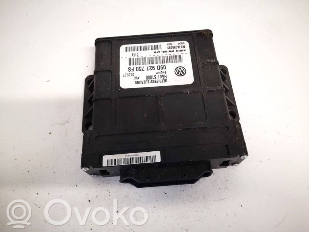 Unidad de control/módulo de la caja de cambios   09D927750FS,MTJA002789,09D927750FS,MTJA002789