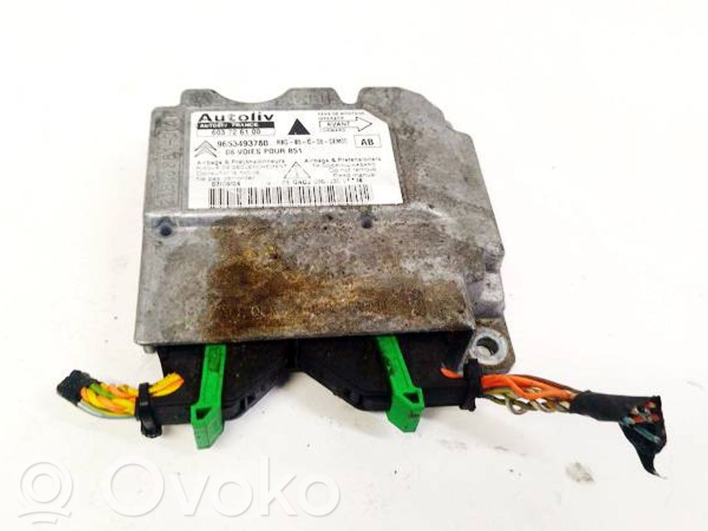Unidad de control/módulo del Airbag   9653493780,603726100,603726100,9653493780