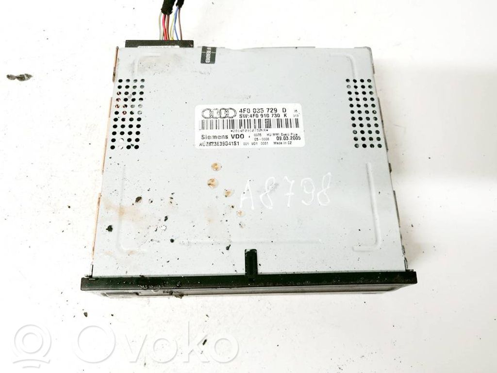 Audi A6 S6 C6 4F Zmieniarka płyt CD/DVD 