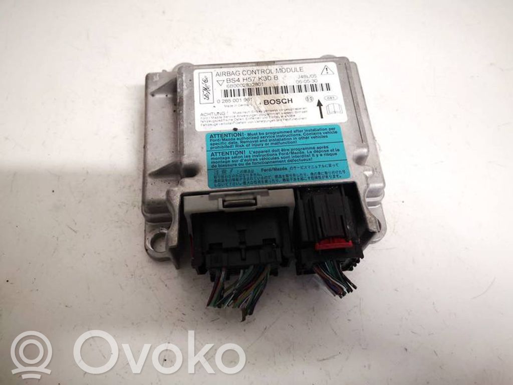 Unitate/modul de comandă airbaguri   BS4H57K30B,0285001961,0285001961,BS4H57K30B