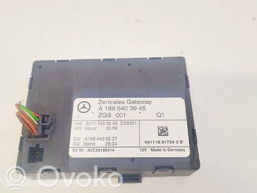 Mercedes-Benz A W169 Alte unități/module de control