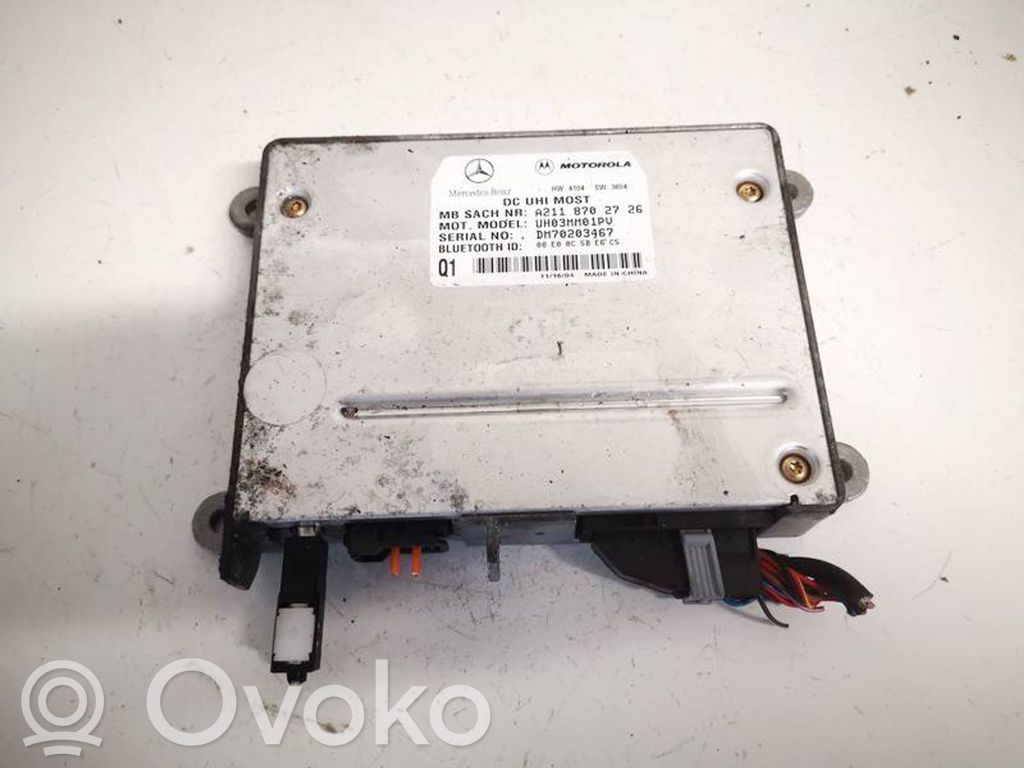 Mercedes-Benz A W169 Centralina/modulo bluetooth