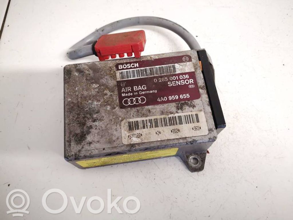 Unidad de control/módulo del Airbag   4A0959655,0285001036,0285001036,4A0959655
