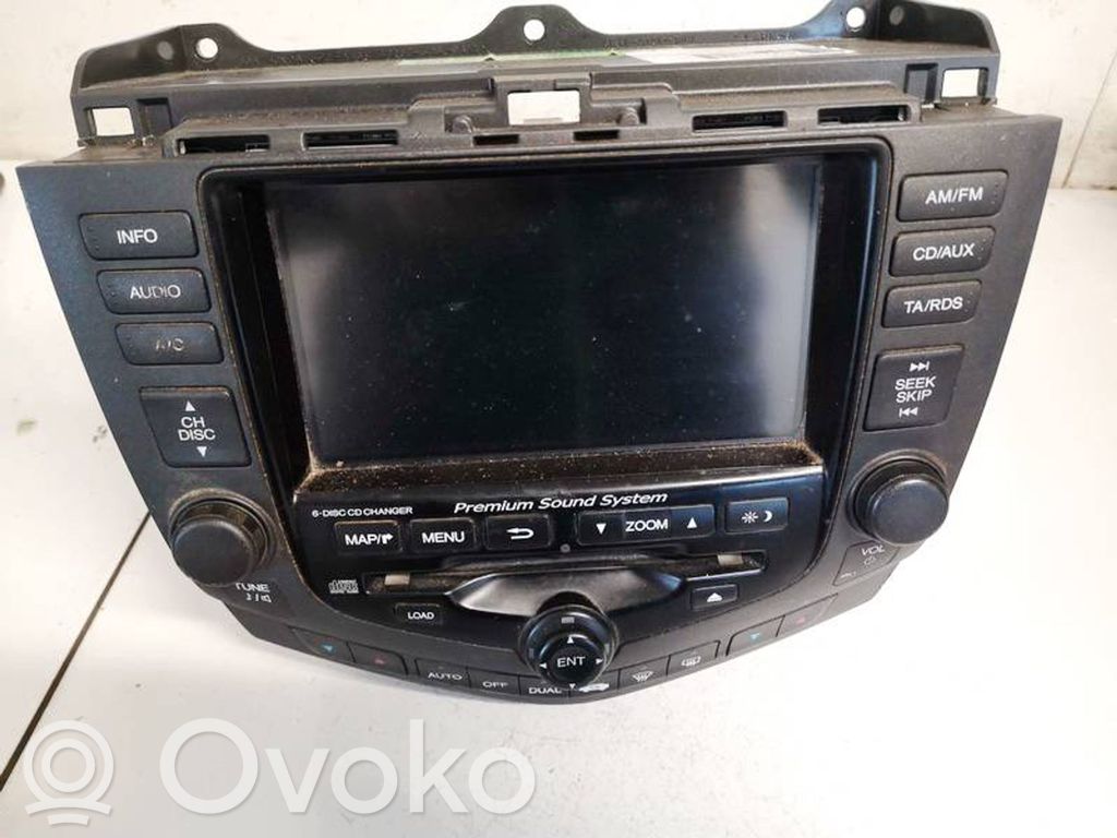 Honda Accord Radio/CD/DVD/GPS-pääyksikkö 