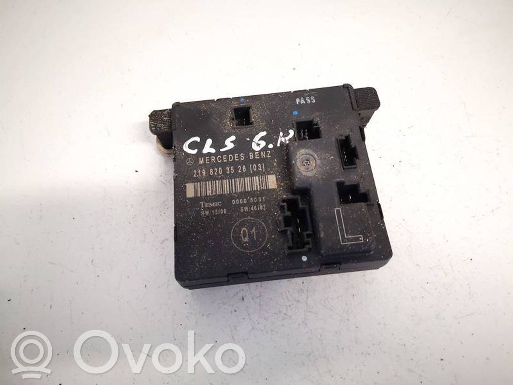 Mercedes-Benz CLS C219 Centralina/modulo portiere 