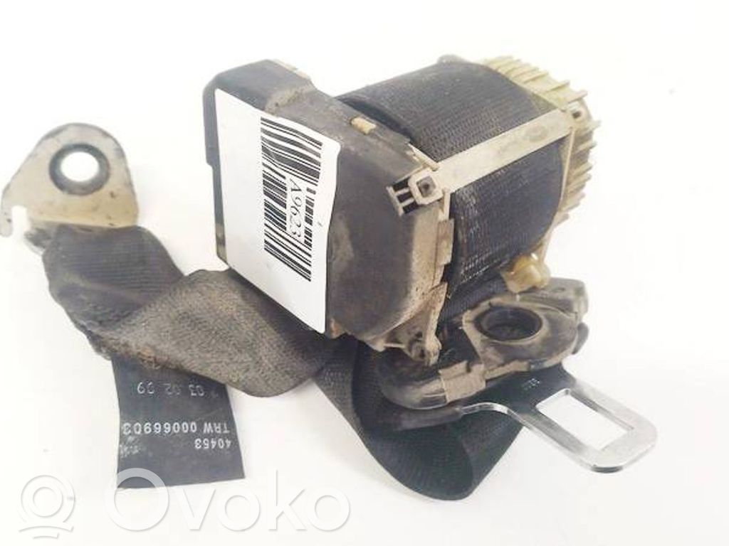 Opel Astra G Cinturón trasero 