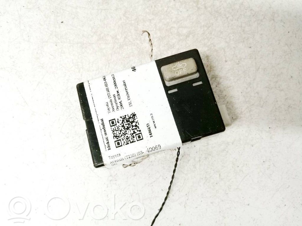 Toyota Avensis T250 Unidad de control/módulo de alarma