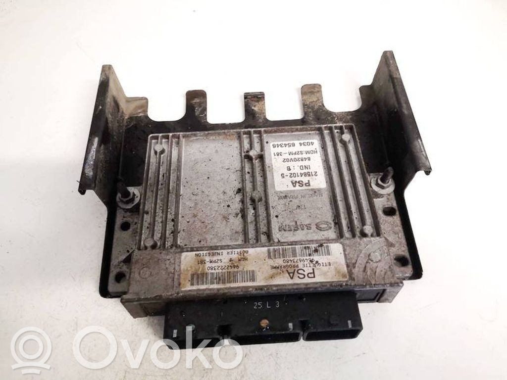 Unidad de control/módulo del motor   9649673480,215841025,9642222380,9649673480