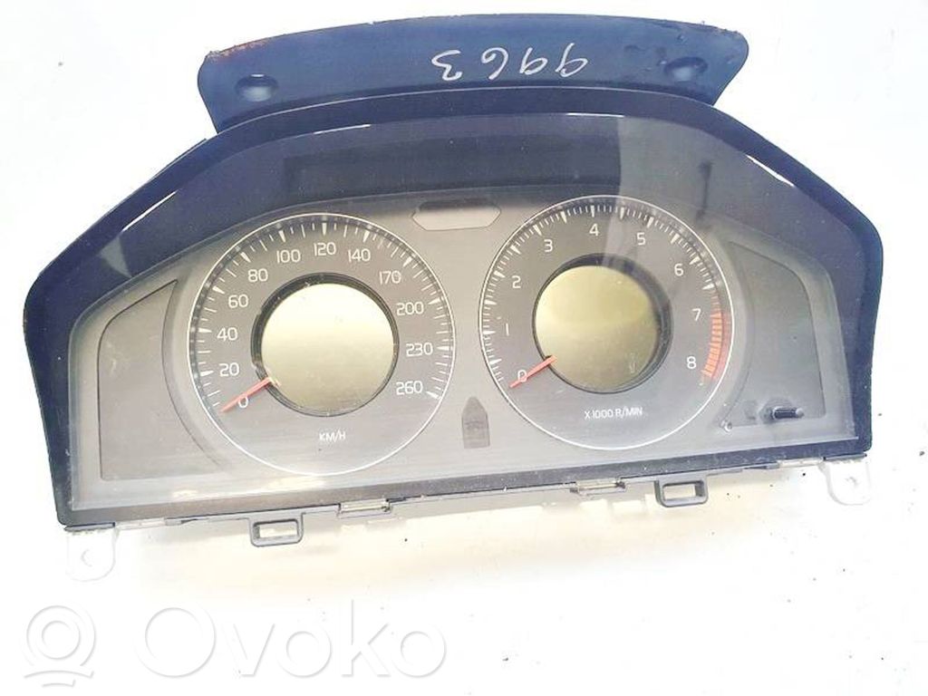 Volvo S80 Vitezometru (grup de instrumente) 